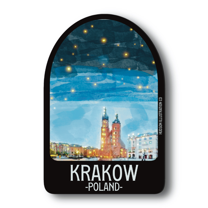 Krakow Poland Sticker/Magnet/Print/Postcard