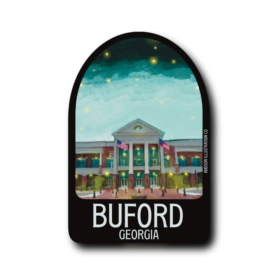 Buford Georgia Sticker/Magnet/Print/Postcard