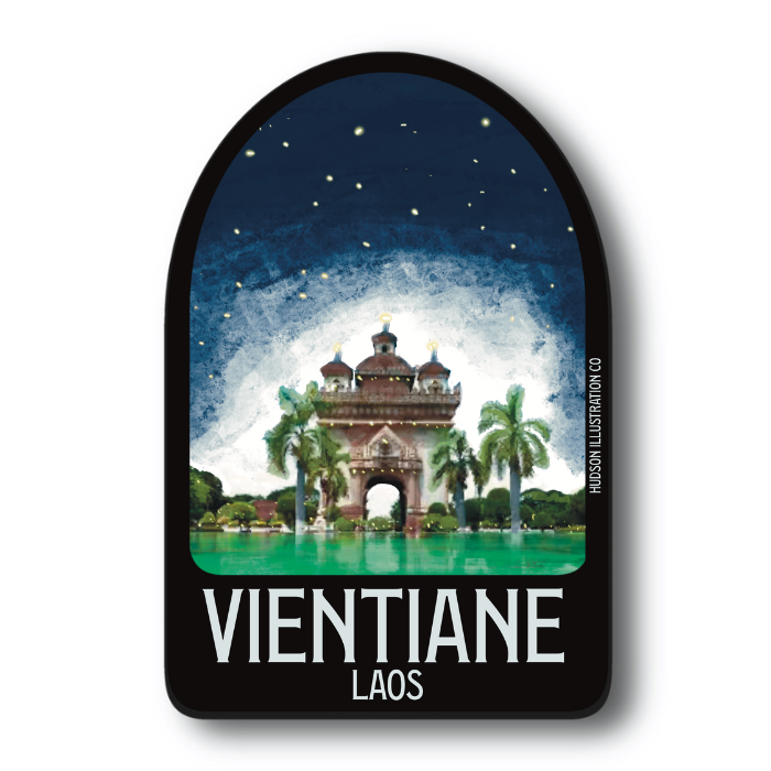 Vientiane Laos Sticker/Magnet/Print/Postcard
