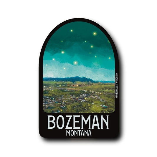 Bozeman Montana Sticker/Magnet/Print/Postcard