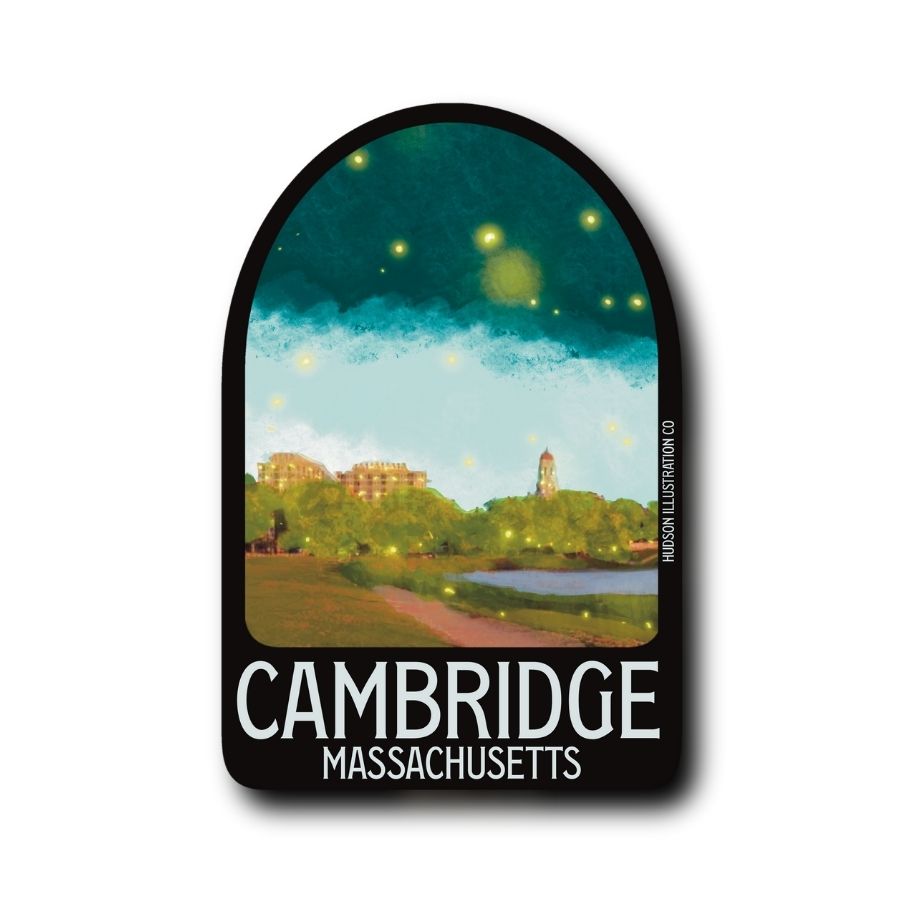 Cambridge Massachusetts Sticker/Magnet/Print/Postcard