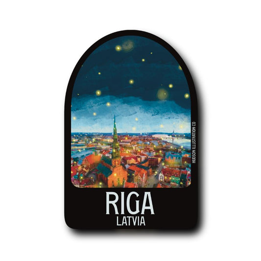 Riga Latvia Sticker/Magnet/Print/Postcard