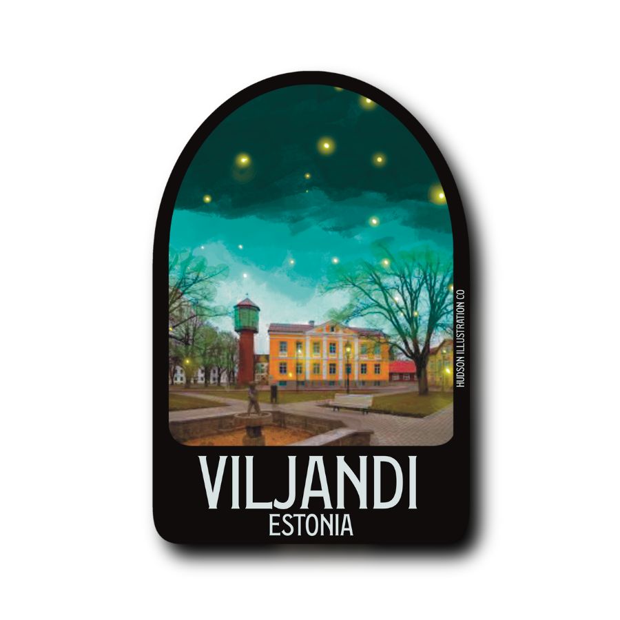 Viljandi Estonia Sticker/Magnet/Print/Postcard