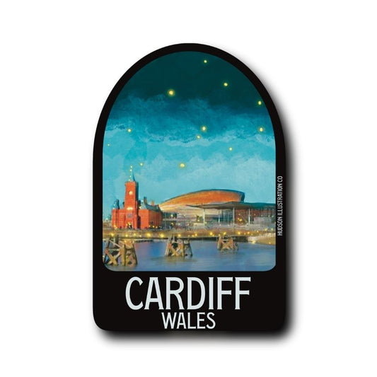 Cardiff Wales Sticker/Magnet/Print/Postcard