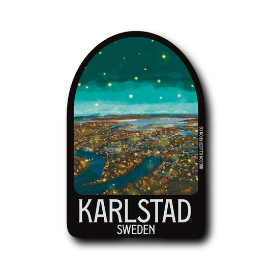 Karlstad Sweden Sticker/Magnet/Print/Postcard
