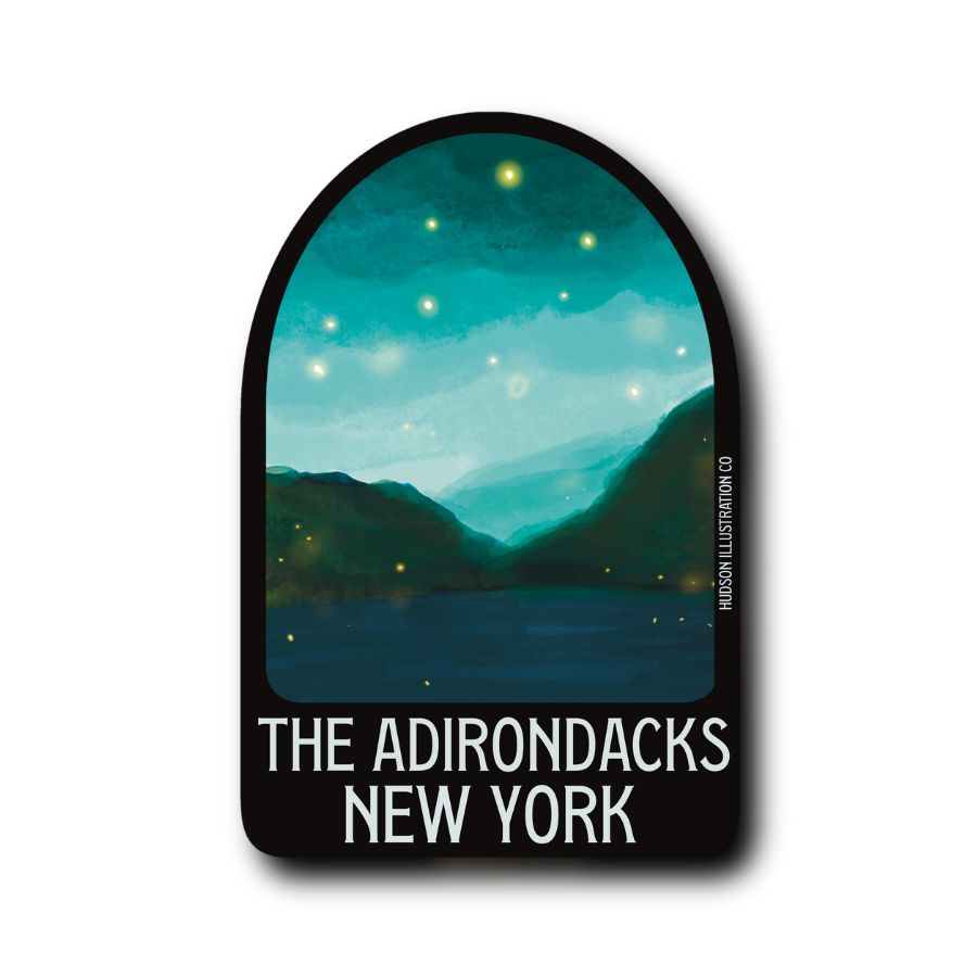 The Adirondacks New York Sticker/Magnet/Print/Postcard