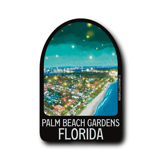 Palm Beach Gardens Florida Sticker/Magnet/Print/Postcard