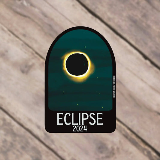 2024 Total Solar Eclipse 2 Sticker/Magnet/Print/Postcard