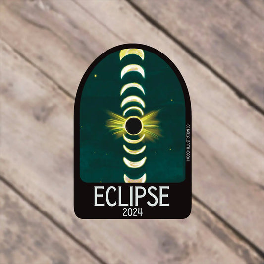 2024 Total Solar Eclipse 3 Sticker/Magnet/Print/Postcard