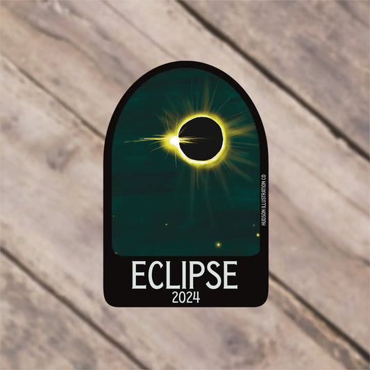 2024 Total Solar Eclipse 1 Sticker/Magnet/Print/Postcard