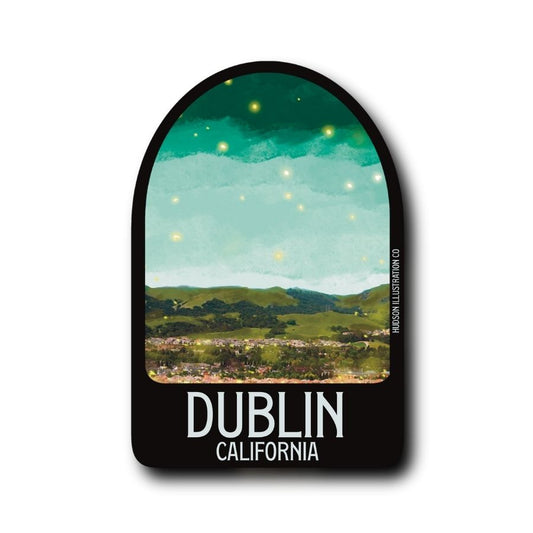 Dublin California Sticker/Magnet/Print/Postcard