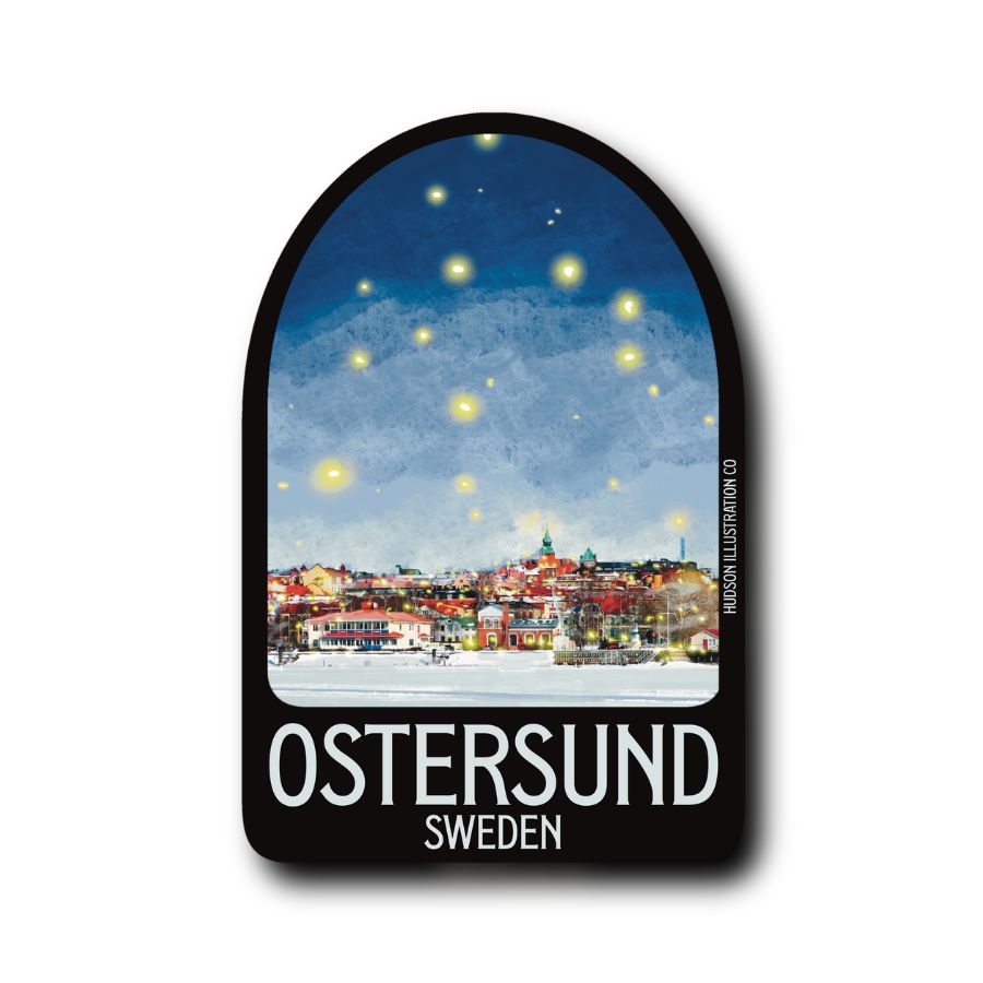 Ostersund Sweden Sticker/Magnet/Print/Postcard