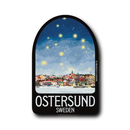 Ostersund Sweden Sticker/Magnet/Print/Postcard