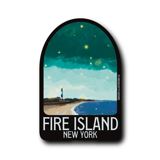 Fire Island New York Sticker/Magnet/Print/Postcard