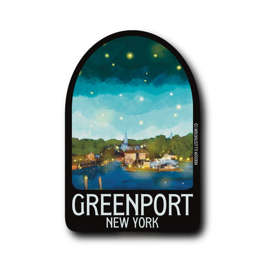 Greenport New York Sticker/Magnet/Print/Postcard