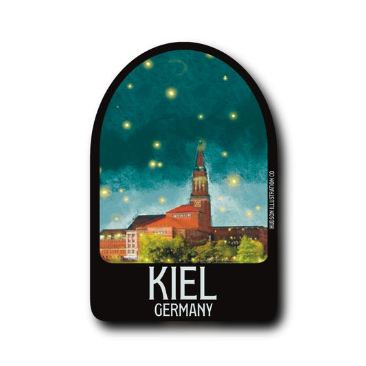Kiel Germany Sticker/Magnet/Print/Postcard