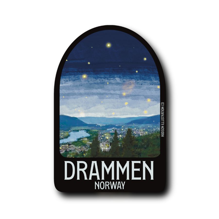 Drammen Norway Sticker/Magnet/Print/Postcard