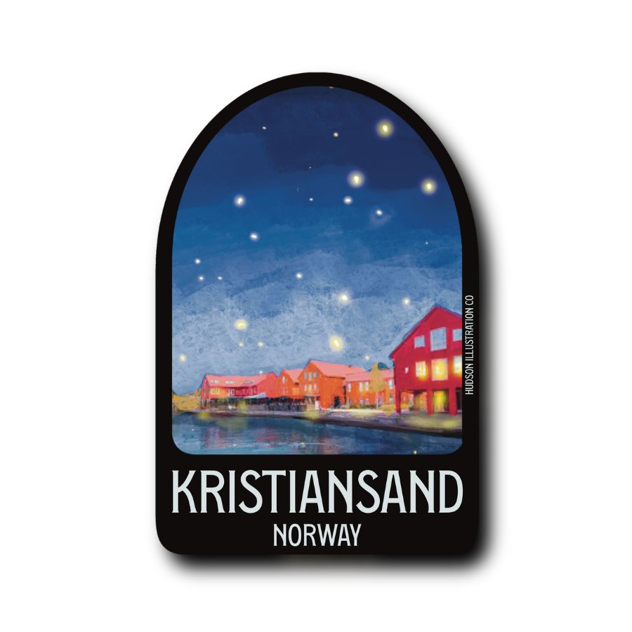 Kristiansand Norway Sticker/Magnet/Print/Postcard