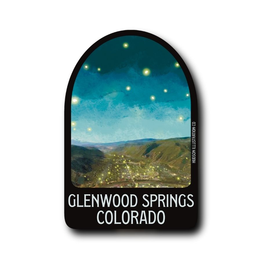 Glenwood Springs Colorado Sticker/Magnet/Print/Postcard