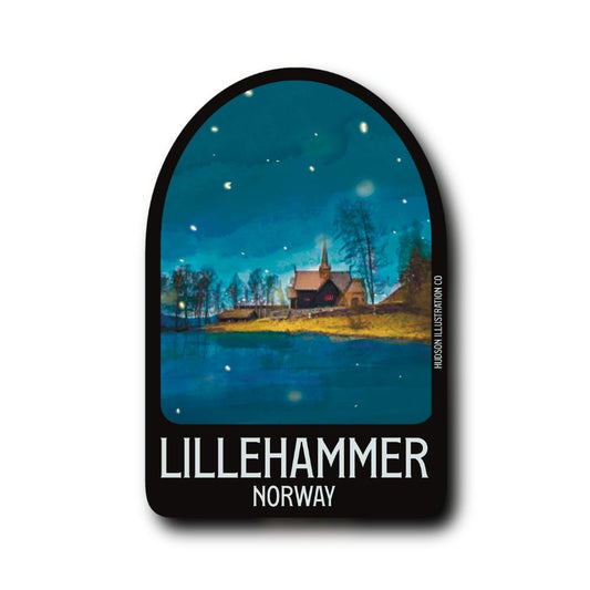 Lillehammer Norway Sticker/Magnet/Print/Postcard