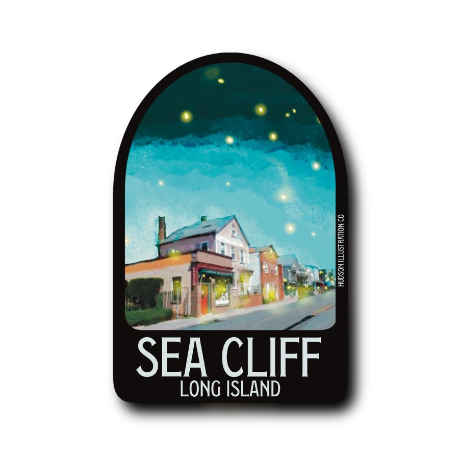 Sea Cliff Long Island New York Sticker/Magnet/Print/Postcard
