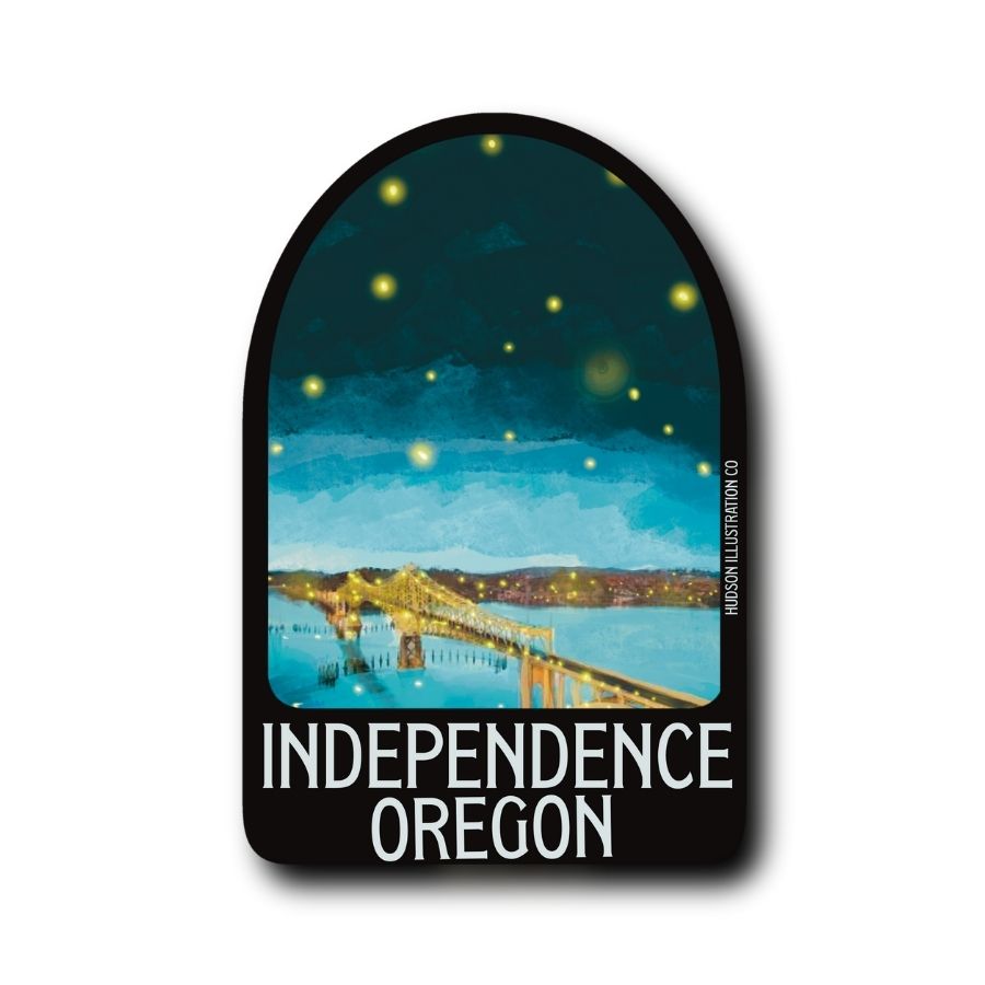 Independence Oregon Sticker/Magnet/Print/Postcard