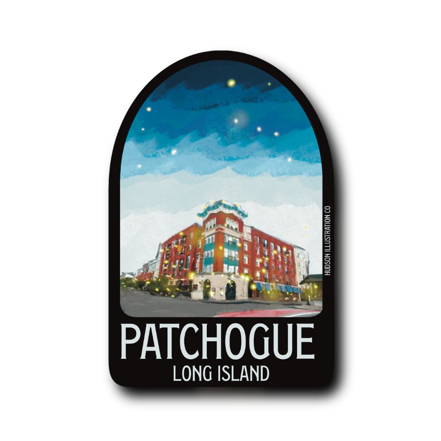 Patchogue Downtown New York Sticker/Magnet/Print/Postcard