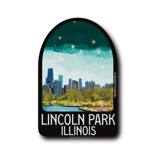 Lincoln Park Illinois Sticker/Magnet/Print/Postcard