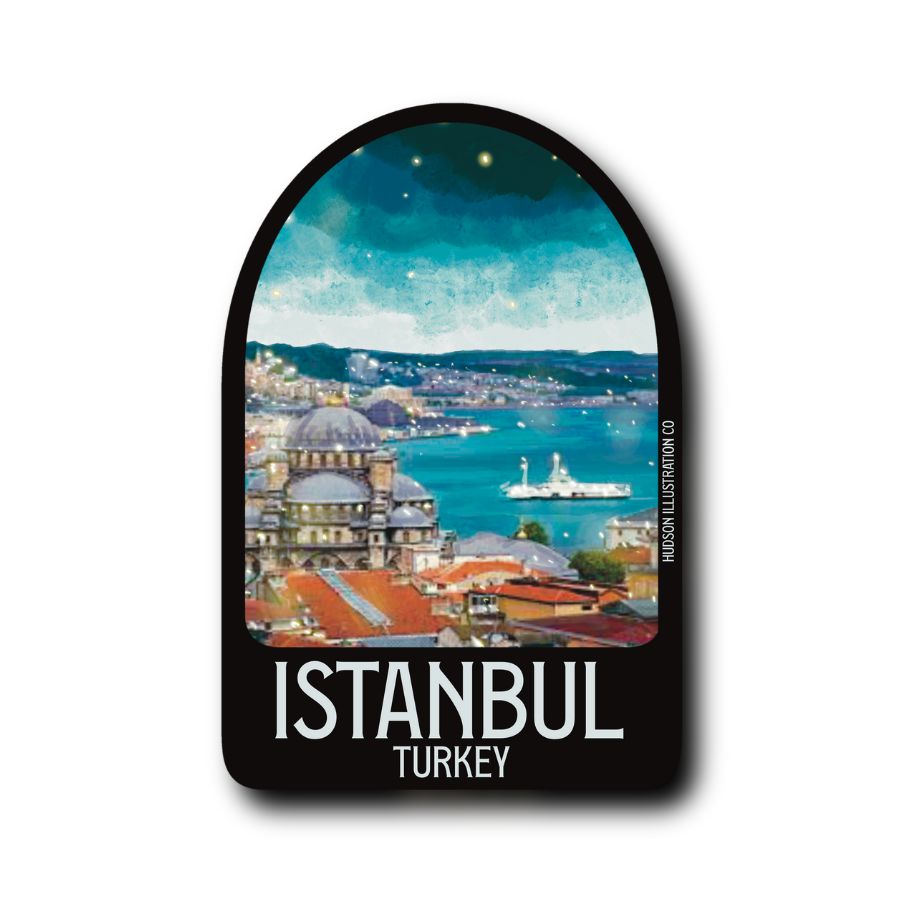 Istanbul Turkey Sticker/Magnet/Print/Postcard