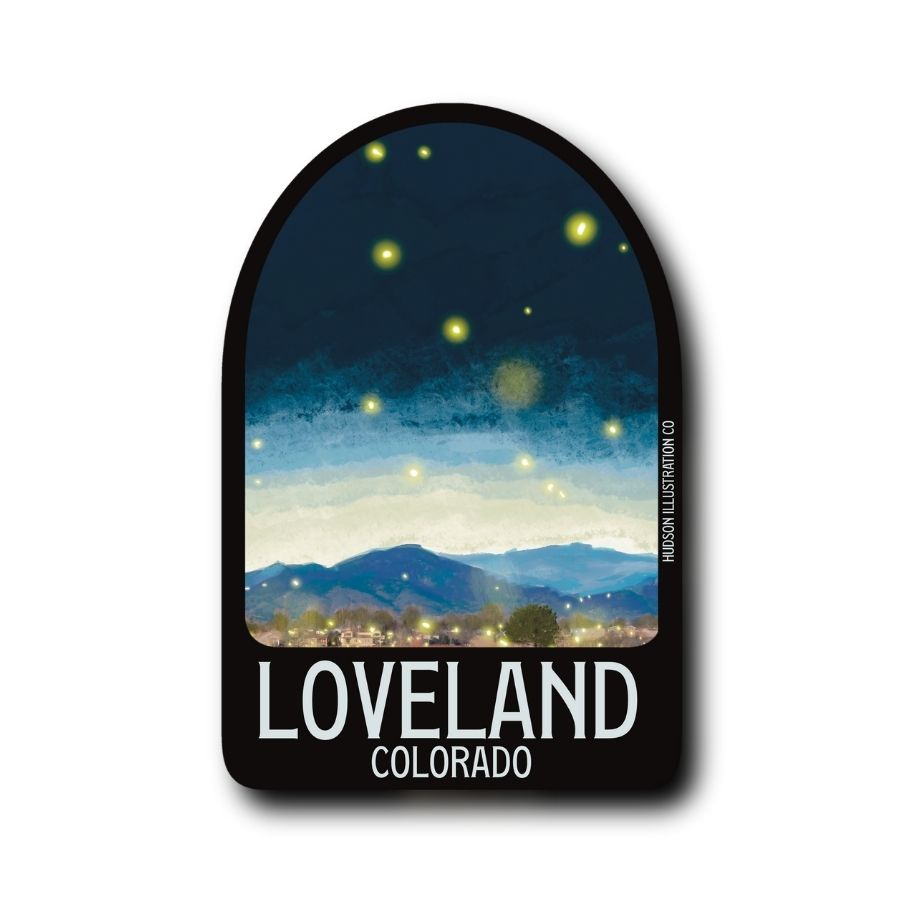 Loveland Colorado Sticker/Magnet/Print/Postcard
