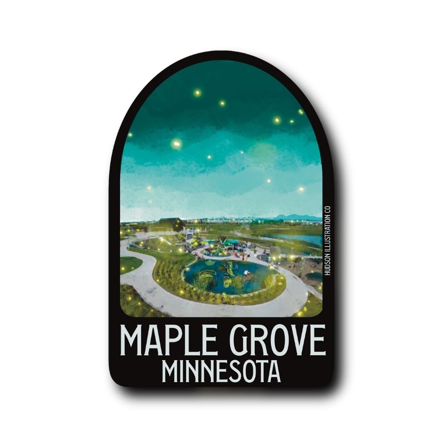 Maple Grove Minnesota Sticker/Magnet/Print/Postcard