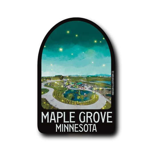 Maple Grove Minnesota Sticker/Magnet/Print/Postcard