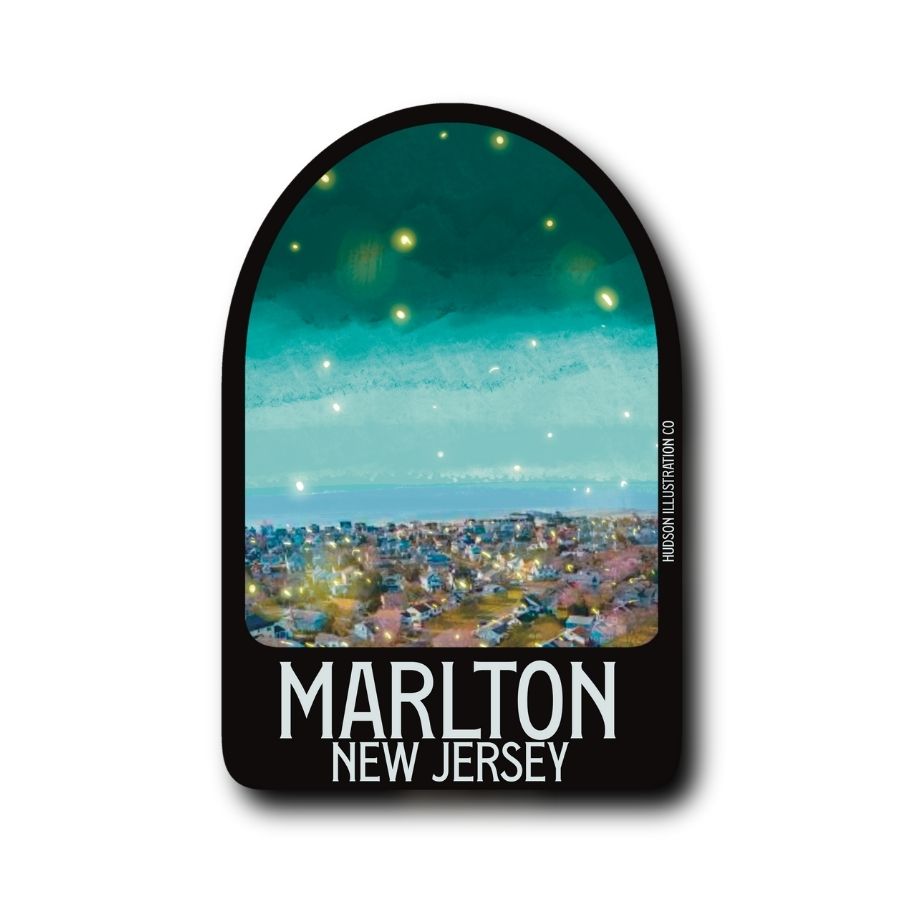 Marlton New Jersey Sticker/Magnet/Print/Postcard