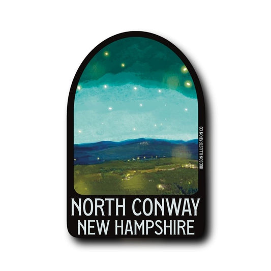 North Conway New Hampshire Sticker/Magnet/Print/Postcard