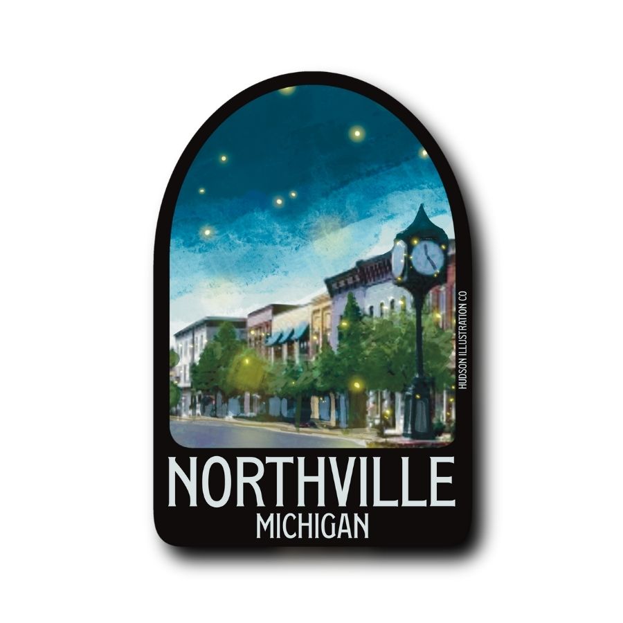 Northfield Michigan Sticker/Magnet/Print/Postcard