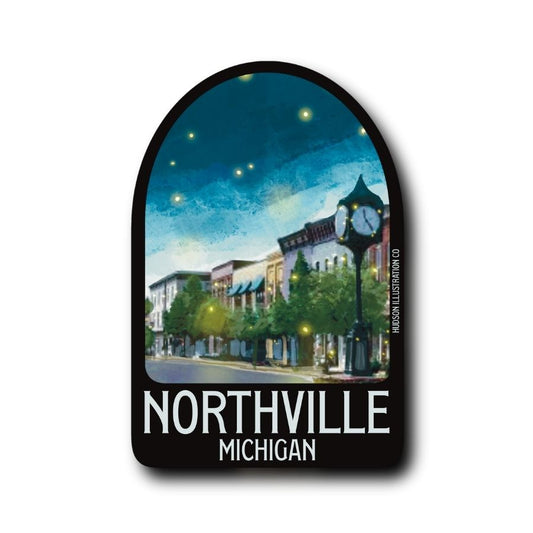 Northfield Michigan Sticker/Magnet/Print/Postcard