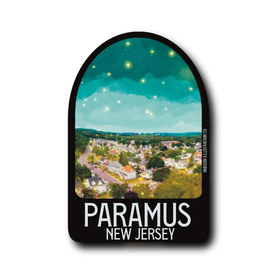 Paramus New Jersey Sticker/Magnet/Print/Postcard