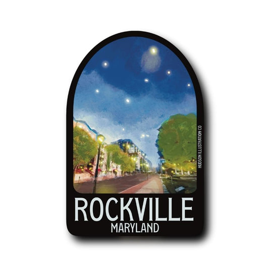 Rockville MAryland Sticker/Magnet/Print/Postcard