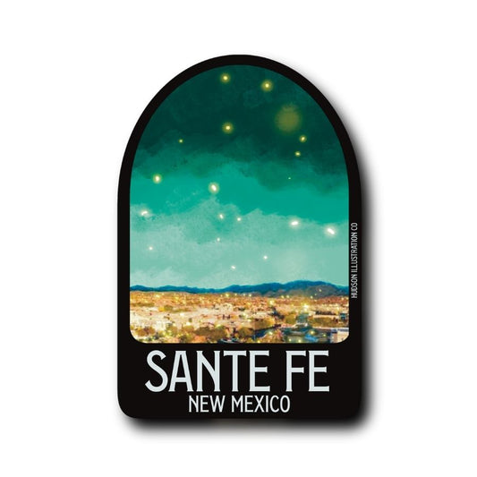 Santa Fe New Mexico Sticker/Magnet/Print/Postcard
