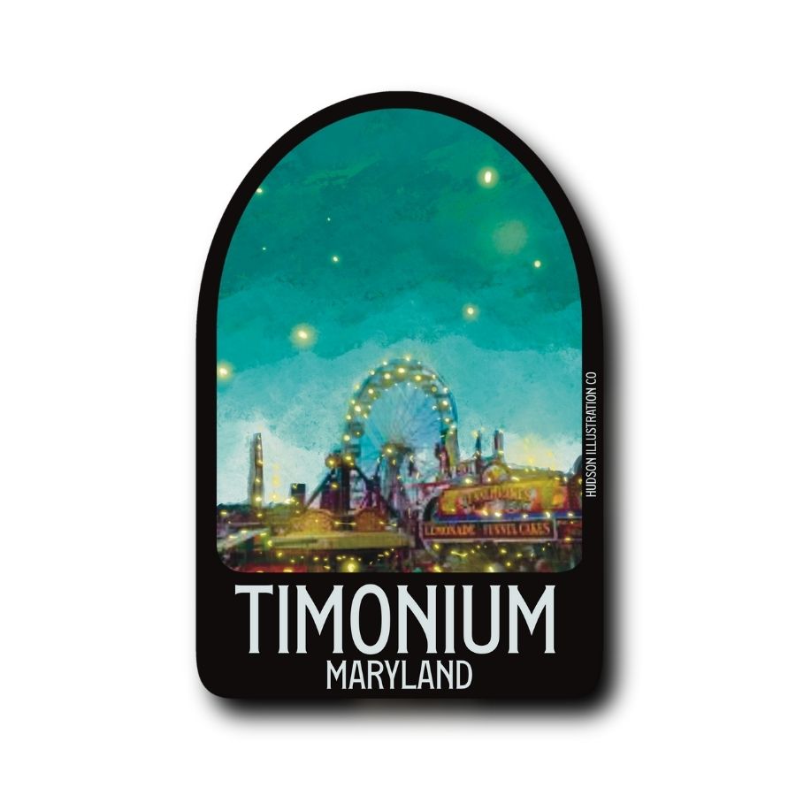 Timonium Maryland Sticker/Magnet/Print/Postcard