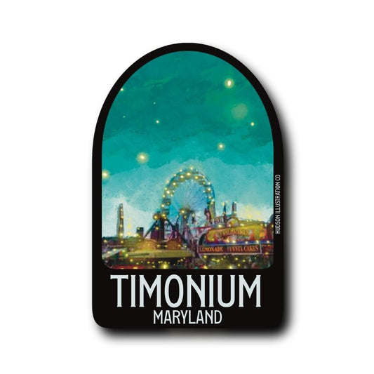 Timonium Maryland Sticker/Magnet/Print/Postcard