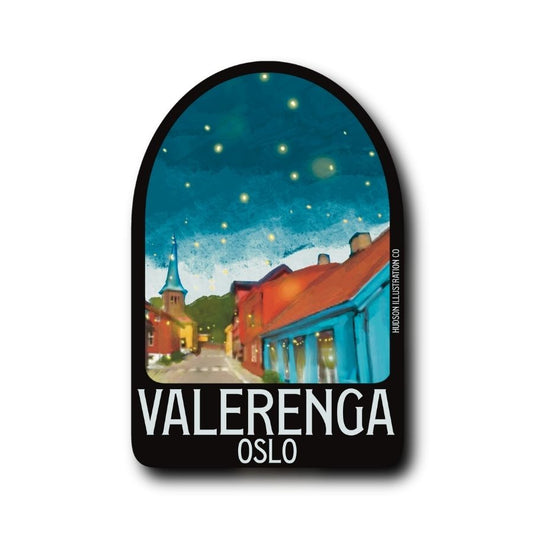 Valerenga Neighborhood Oslo Norway Sticker/Magnet/Print/Postcard