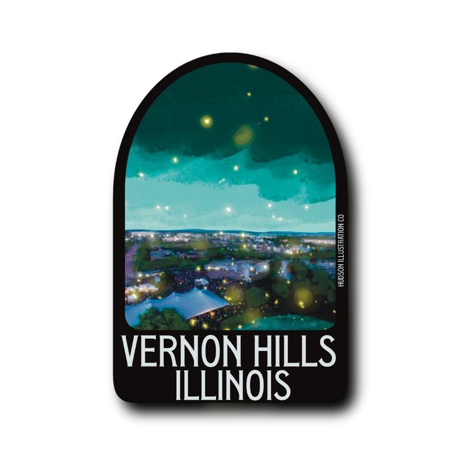 Vernon Hills Illinois Sticker/Magnet/Print/Postcard