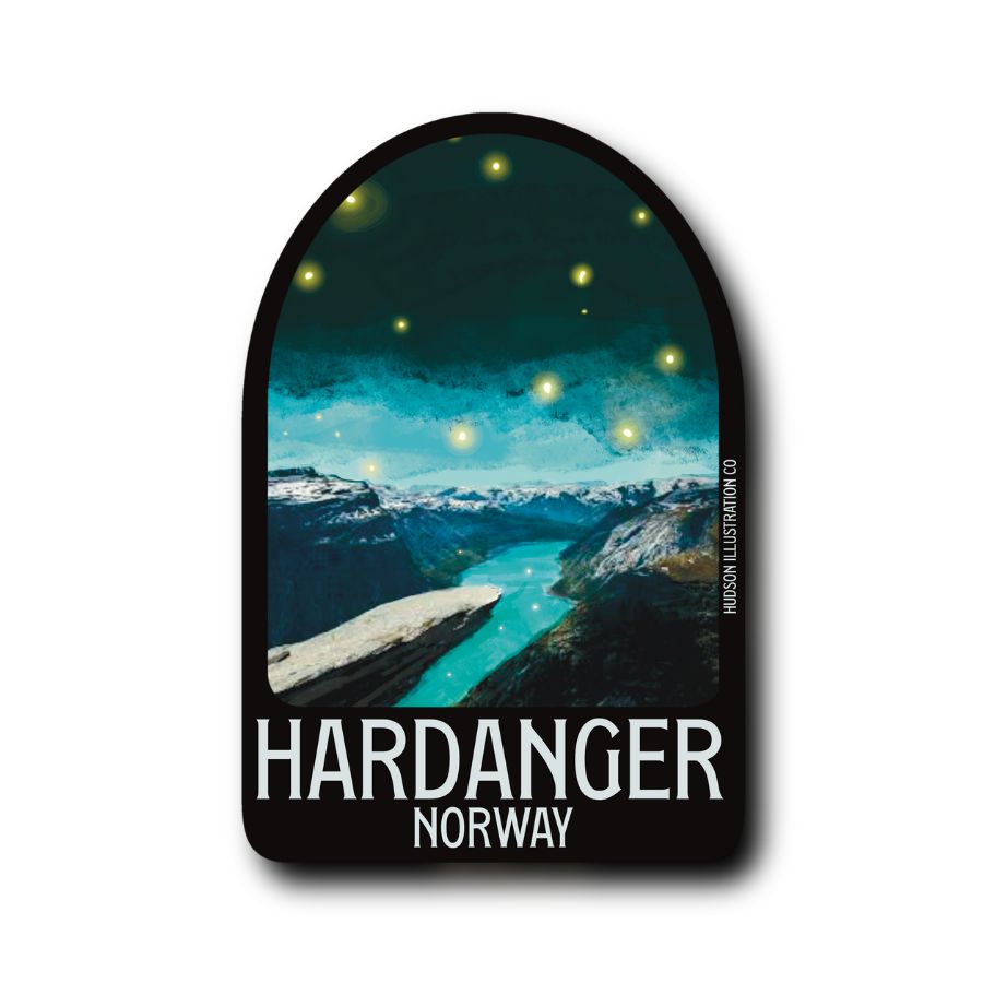 Hardanger Norway Sticker/Magnet/Print/Postcard