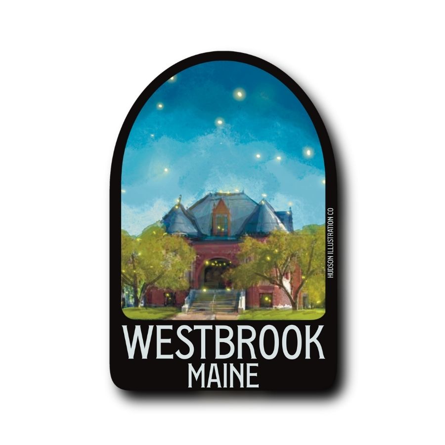 Westbrook Maine Sticker/Magnet/Print/Postcard
