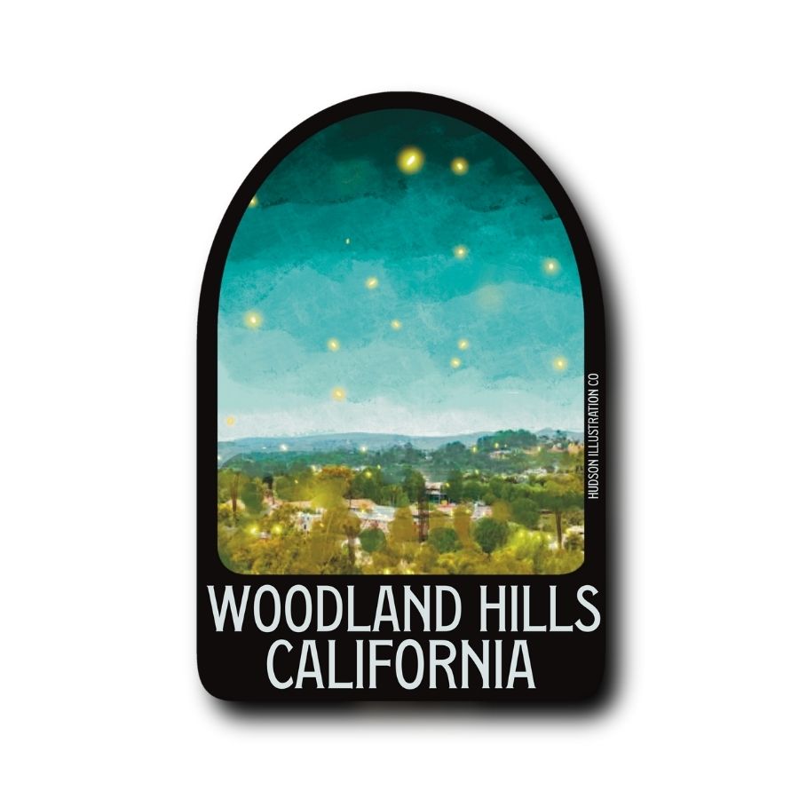 Woodland Hills California Sticker/Magnet/Print/Postcard