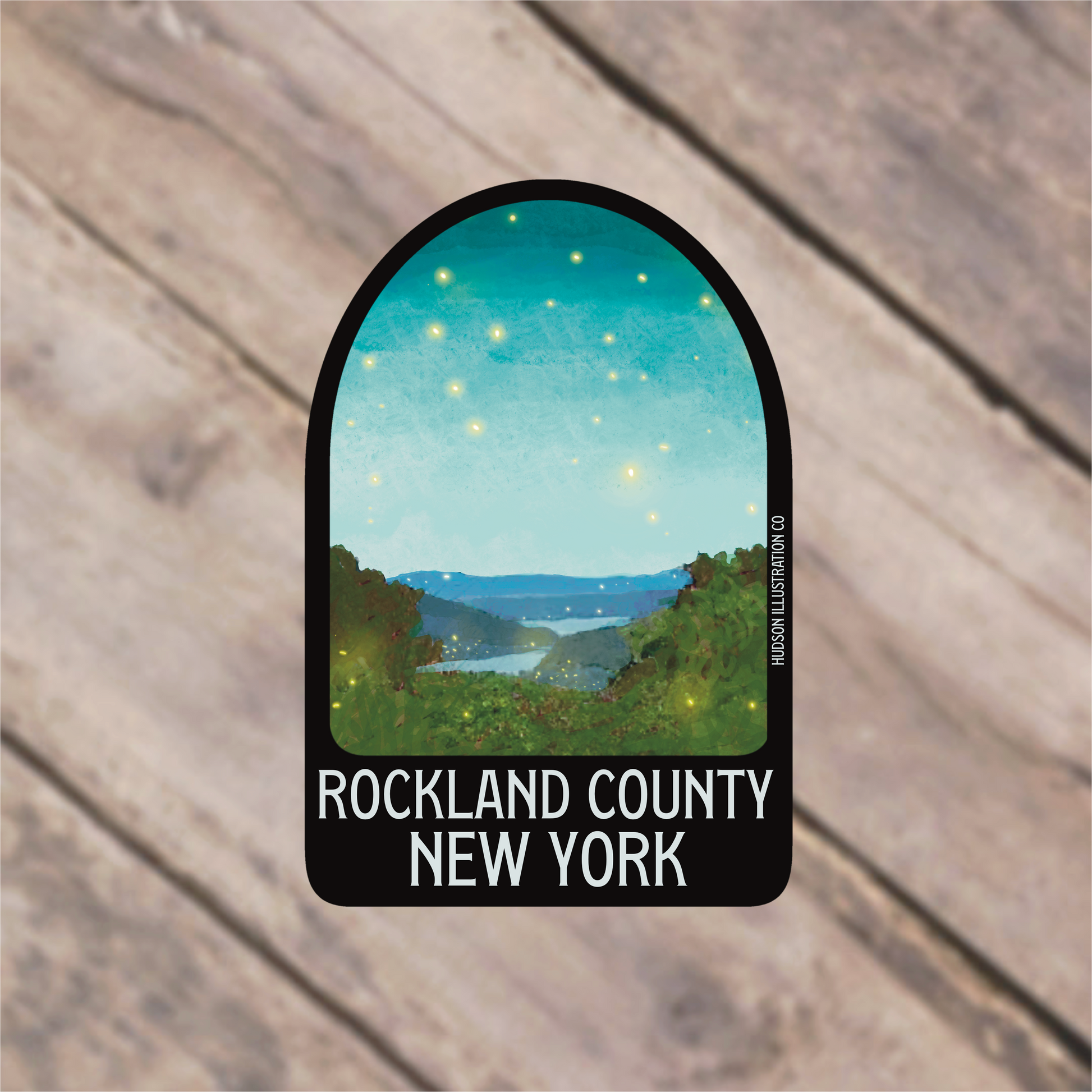 a sticker that says rockland county new york