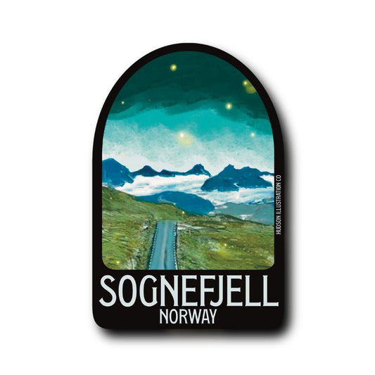 Sognefjell Norway Sticker/Magnet/Print/Postcard