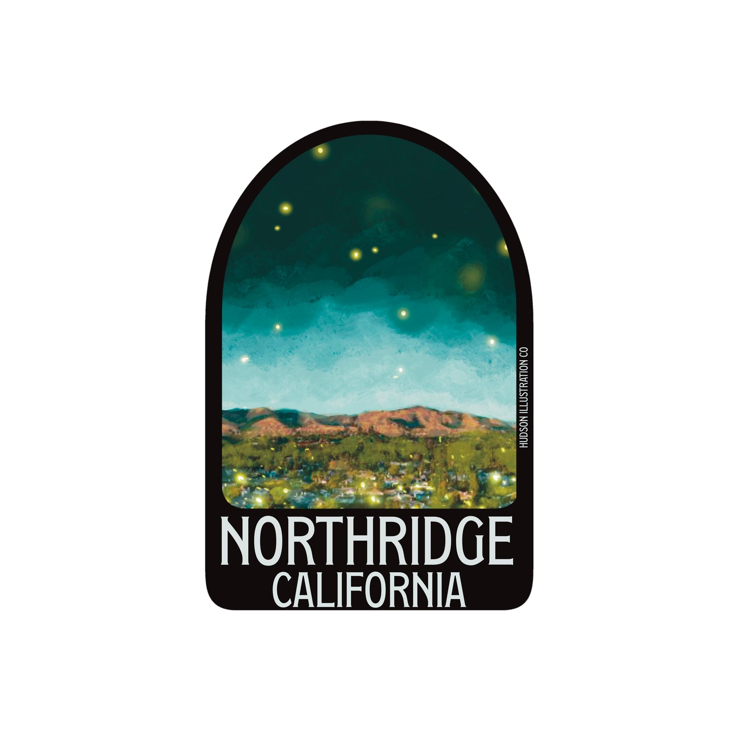 Northridge California Sticker/Magnet/Print/Postcard
