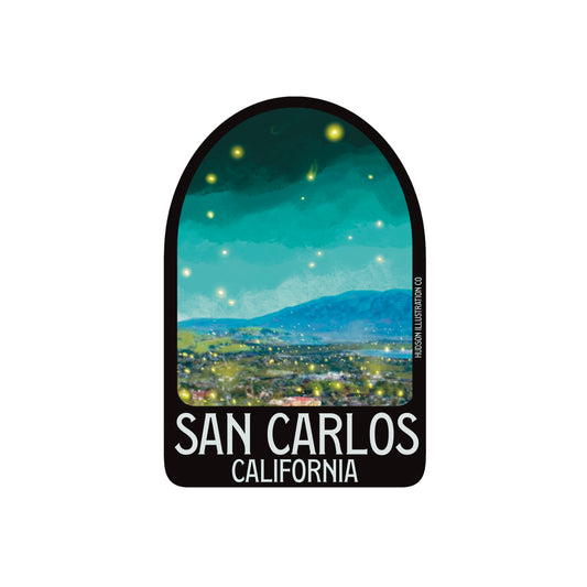 San Carlos California Sticker/Magnet/Print/Postcard